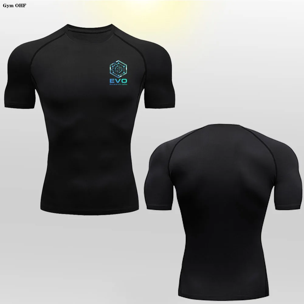 Men's Training T-Shirts Fitness Clothing Muscle Exercise Bodybuilding Quick Drying Tshirt Outdoor Sports Summer T Shirt Tees Top
