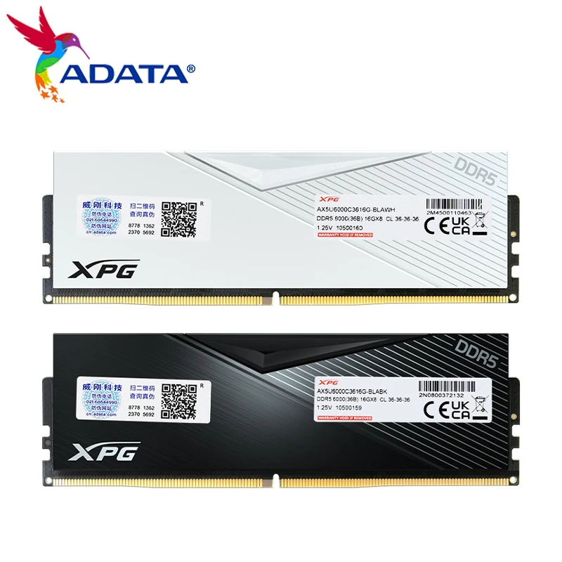 Original ADATA XPG LANCER ram ddr5 rgb Memory Module 5600MHz6000MHz6400MHz Heatsink U-DIMM Gaming Memoria RAM for Laptop Desktop