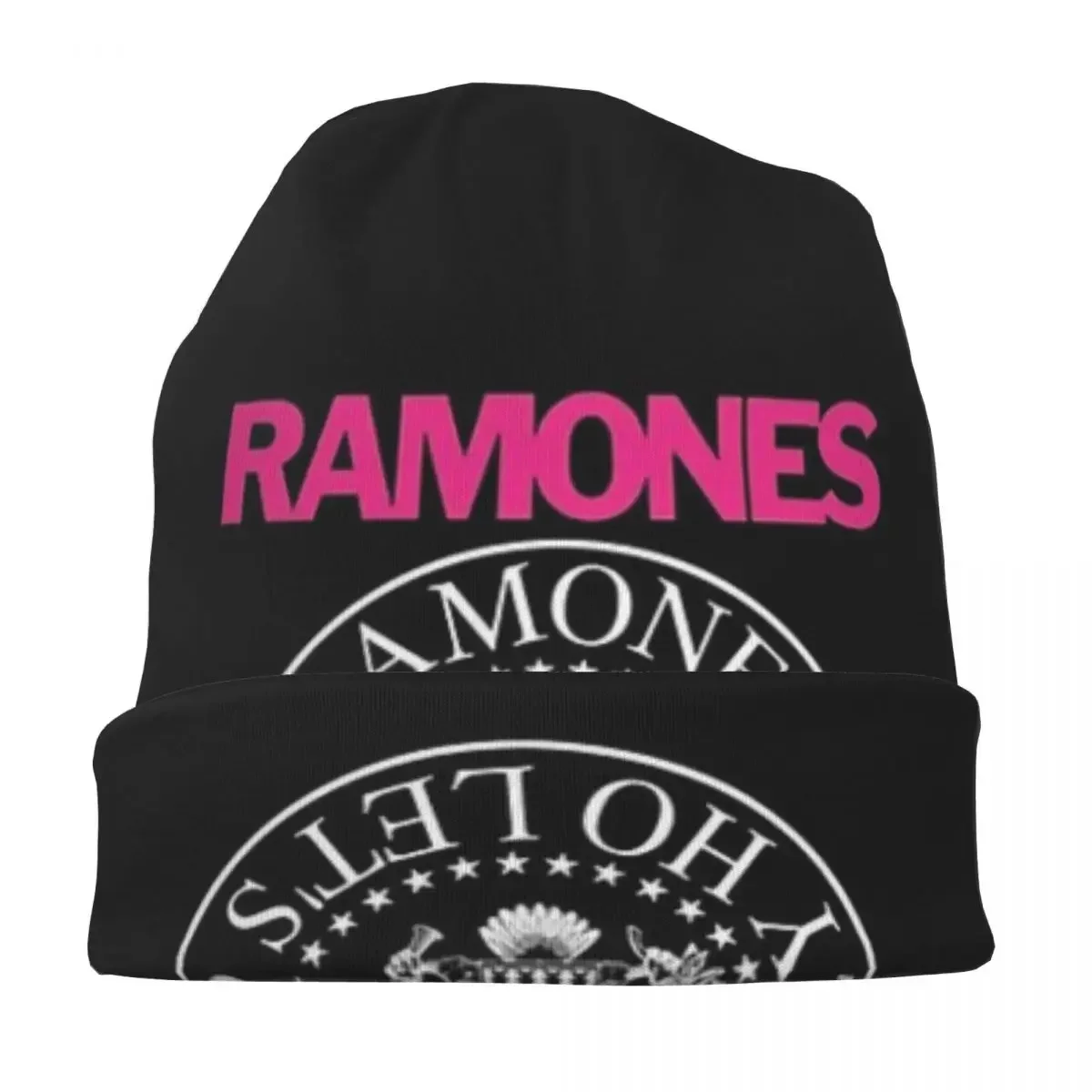 قبعة Ramone Merch الدافئة المحبوكة قبعة بونيه عصرية للخريف والشتاء قبعات بيني خارجية للجنسين والكبار