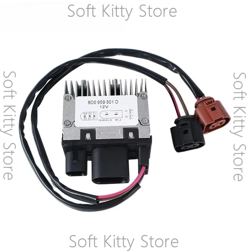 8D0959501D Fan Resistance Speed Control Module Fan Control Module For Audi A4 A6 S4 1999-2006 8D0 9595 01D 8D0959501B