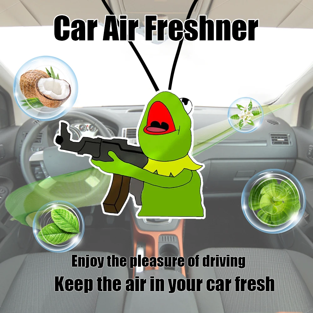 1pc/3pc  Witty Car Aromatherapy Car Scent Perfume Car Air Freshener Mirror Car Interior Decor Pendant