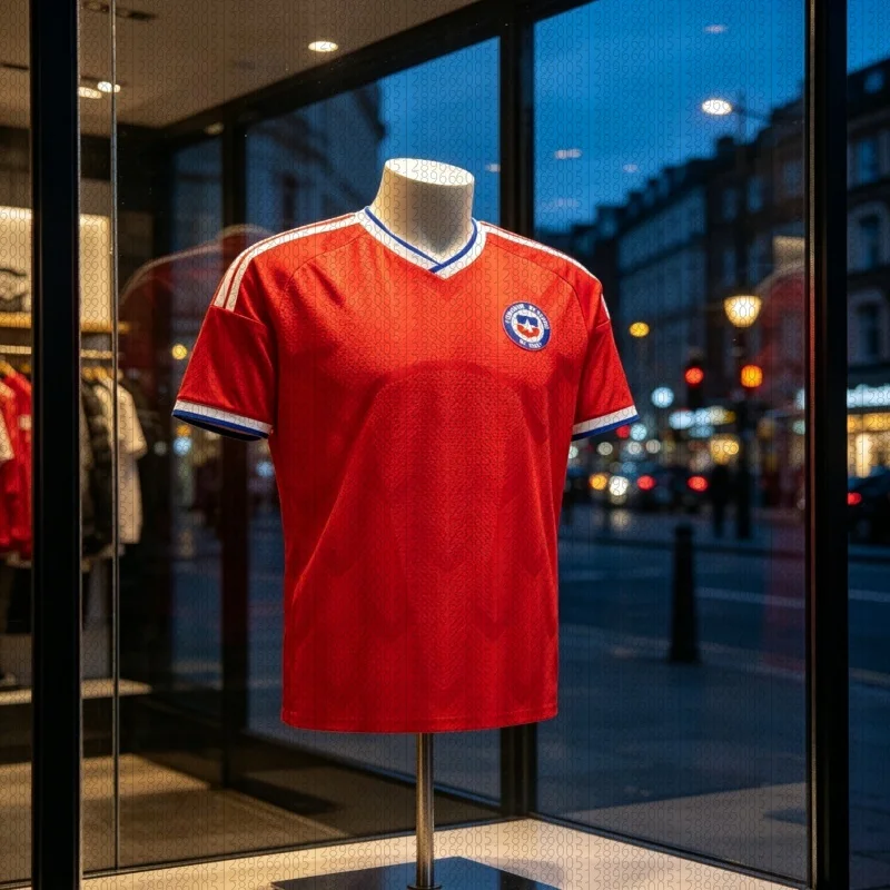 Nueva Camiseta Retro de la Selección Nacional de Chile 2026, para Niños y Adultos, Apta para Entrenamiento Diario, Conjunto Familiar a Juego, Camiseta para Padres e Hijos