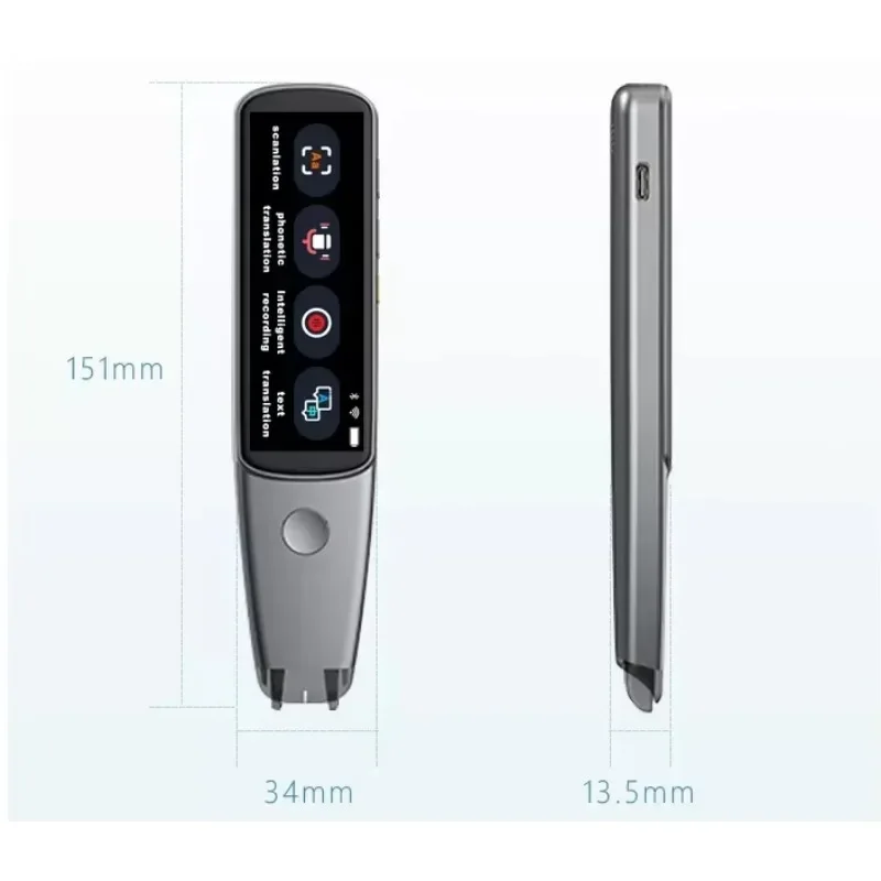 2026 2.98-Inch Smart Plastic Voice Reading Pen 112 Languages Dyslexia Learning Machine 54 Languages Text Scan Translation