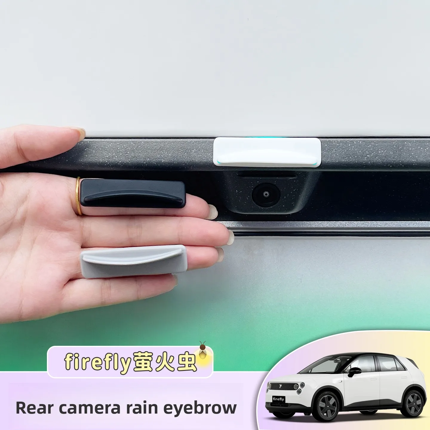 

Car Reversing Camera Rain Eyebrow 360 Image Waterproof Rain Baffle Modified Accessories for NIO Firefly