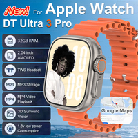 DT Ultra 3 Smartwatch 32GB MP3 MP4 Player Bluetooth Network Sharing Amoled Screen APP Store ChatGPT Smart Watch Men Sports Watch