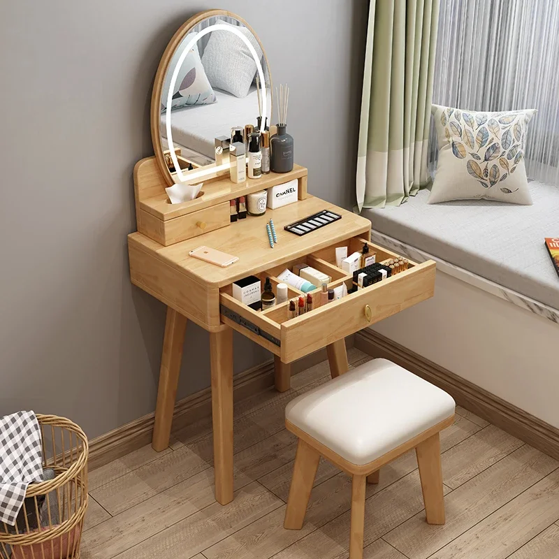 

Bedroom Items Makeup Vanity Table Set Salon Furniture Modern Luxury Dressing Rooms Dresser Woman Mesa Tocador Nordic Room Home