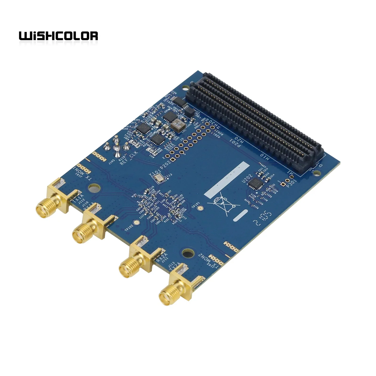 

Wishcolor AD9361 RF Daughter Board Module AD-FMCOMMS3-EBZ Official Software Radio SDR Support OPENWIFI