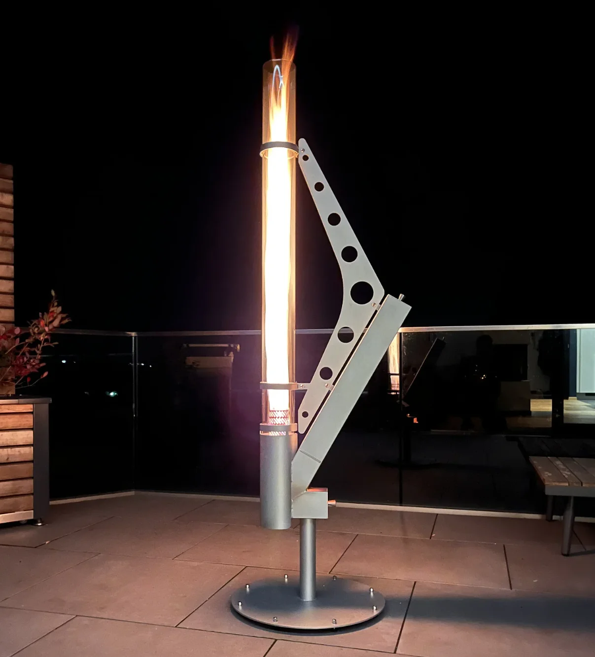 Outdoor Decorative Pellet Heater Wood Pellet Rocket Stove Biomass Pellet Fire Pits