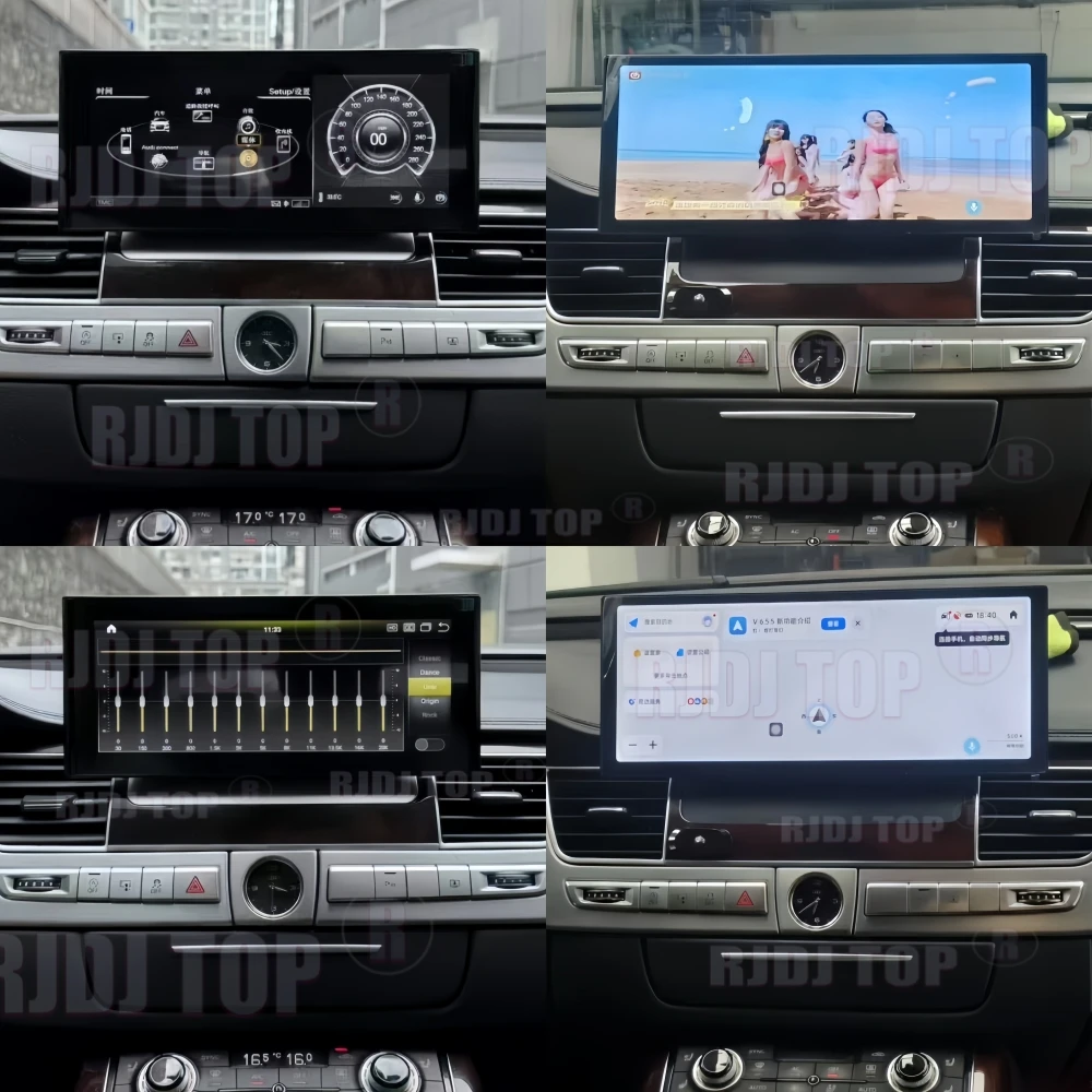 

12.3 inch For Audi A8/S8/D4/3G 2010-2017 GPS Navigation Device Wireless Carplay Multimedia Video Player Stereo Android Auto DSP