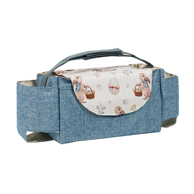 

Multifunctional Baby Strollers Hanging Bag Portable Storage Handbag Lovely Print Water Bottle Organiser Case Container