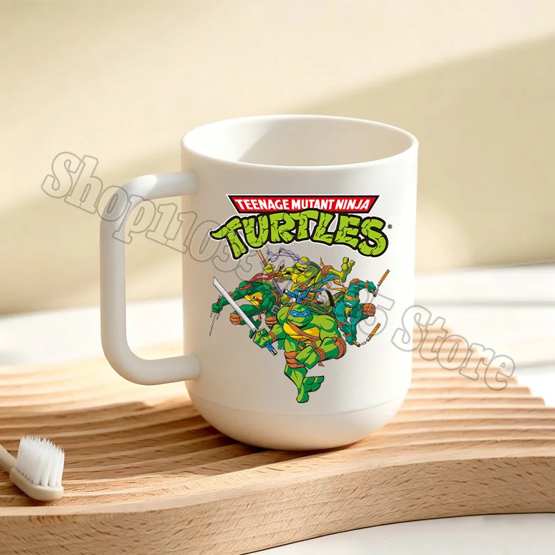 Teenage Mutant Ninjas Turtles Toothbrush Cup Kids Cartoon Brush Teeth Water Cups Boys Home Bathroom Accessories Children Gift