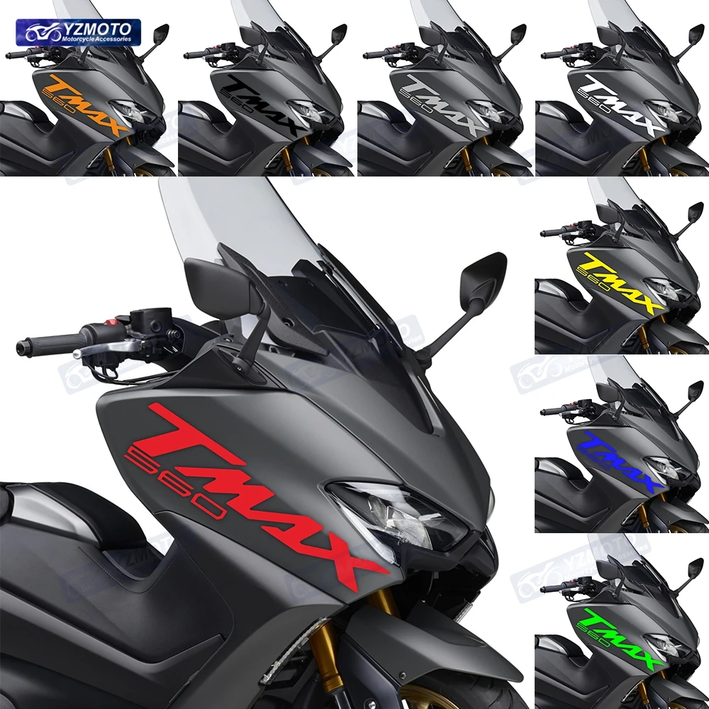 

For TMAX560 TMAX TMAX-560 Motorcycle Accessories Head Side Fairing Sticker Front Decal Reflective Waterproof Decorative Stickers