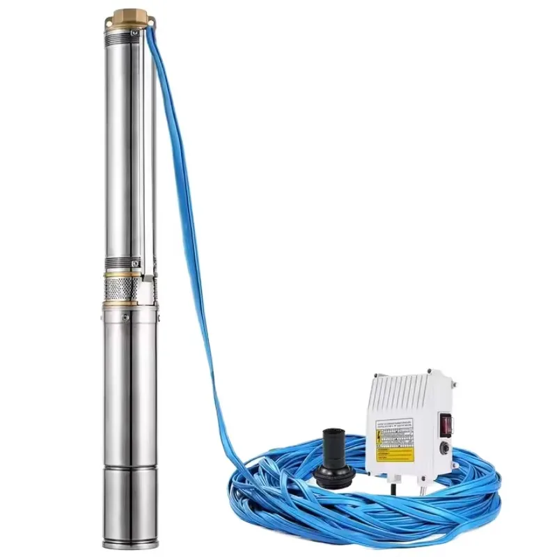 

HD 110V 1.3kW 1.75HP Electric Submersible Water Pump High Pressure Deep Well Pump for Agriculture Irrigation Customizable OEM