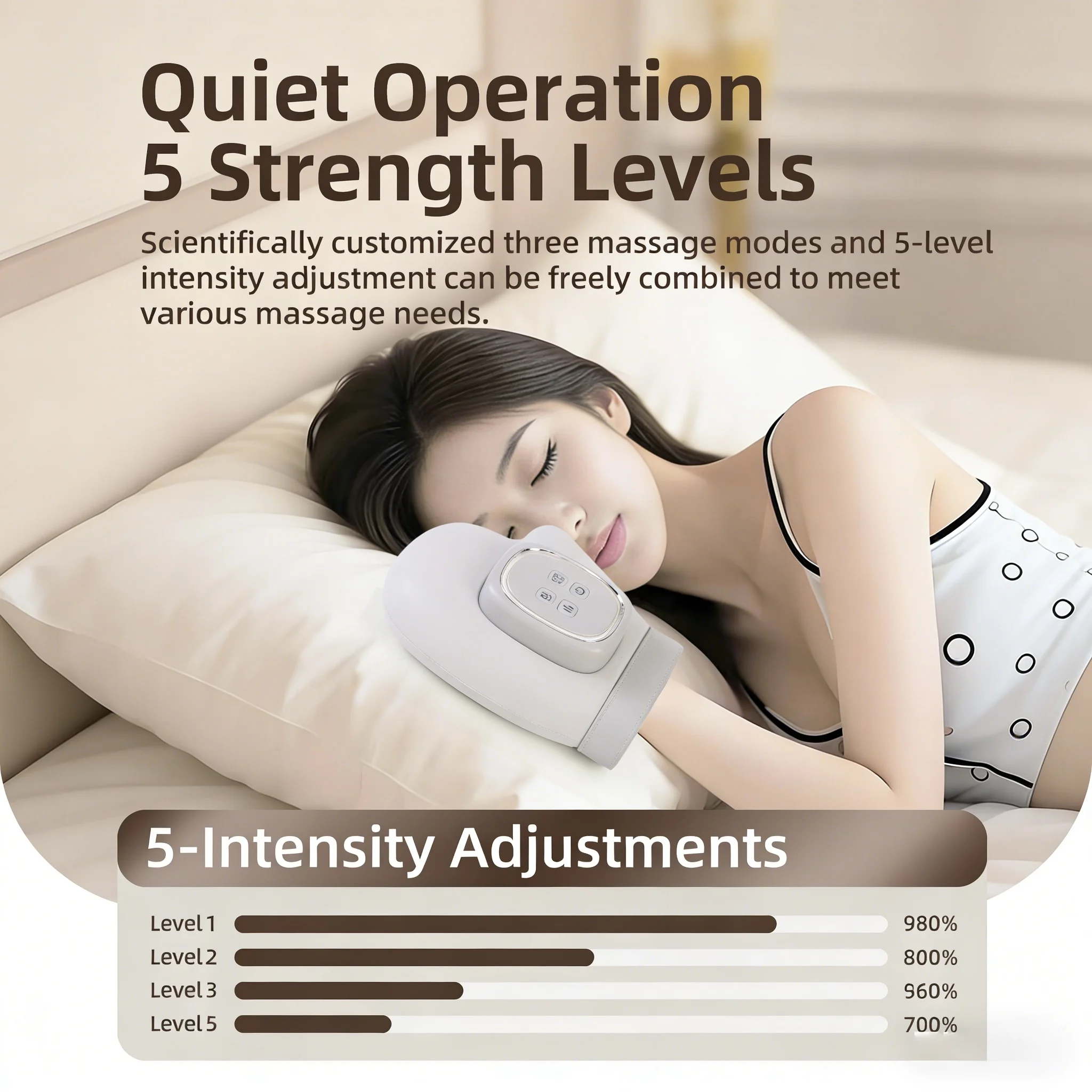 

Hand massager heating airbag compression carpal tunnel syndrome wrist finger palm kneading massager electric vibration gloves re