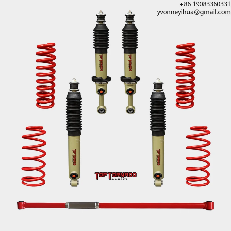 

Off Road 2-inch Suspension Lift Kit 4X4 Adjustable Shock Absorbers Suitable For Toyota Land Cruiser Prado LC120/FJ/HZJ120/150/4R