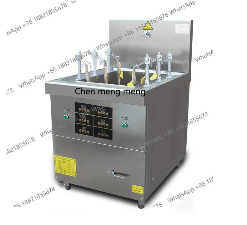 Z189 Automatic lifting noodle cooking stove single cylinder six frame 15KW six-eye powder cooking stove commercial induction coo