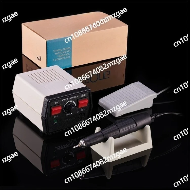 

AT-ND-005 Strong 204 Микромотор Электрическая дрель для ногтей 35000 об/мин Блок управления полировкой зубных протезов с наконечником
