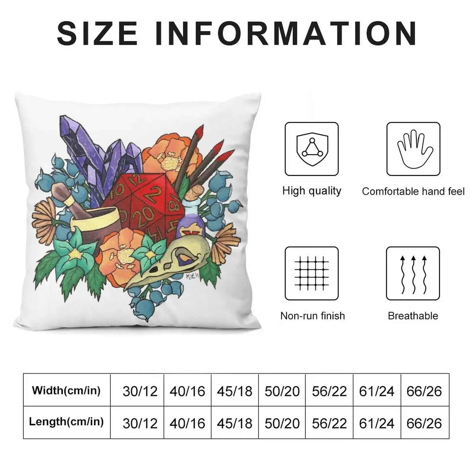 Campaign Zero - d20 Collage Throw Pillow Sofa Cover Sitting Cushion pillow cover christmas pillow