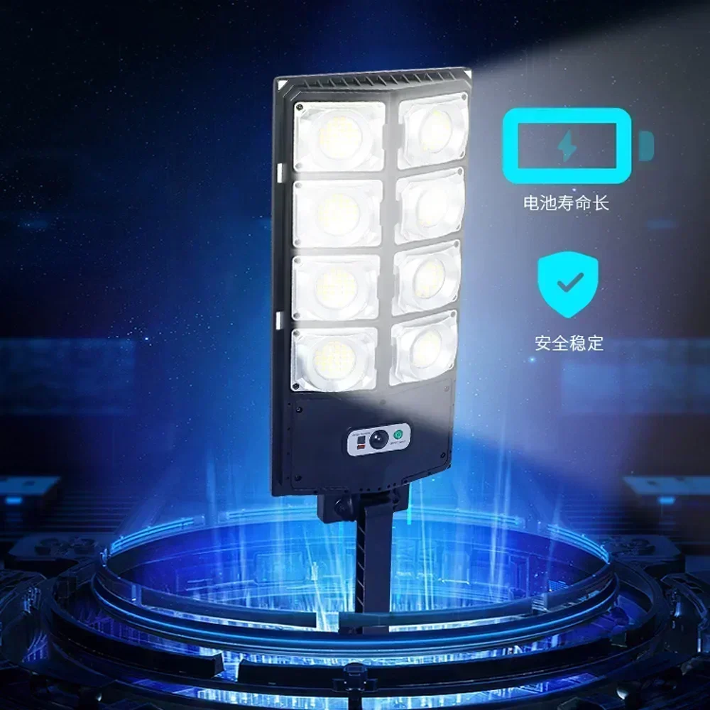 4/6/8/10/12Heads Powerful Outdoor Solar Lights 504 LED Garden Lamp Solar Panel Lamps Waterproof Motion Sensor Street Light Hot