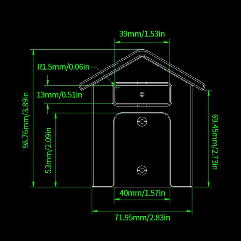 Waterproof Cover for Wireless Doorbell Access Control Rain Cover Protective Box Outdoor Doorbell Cover