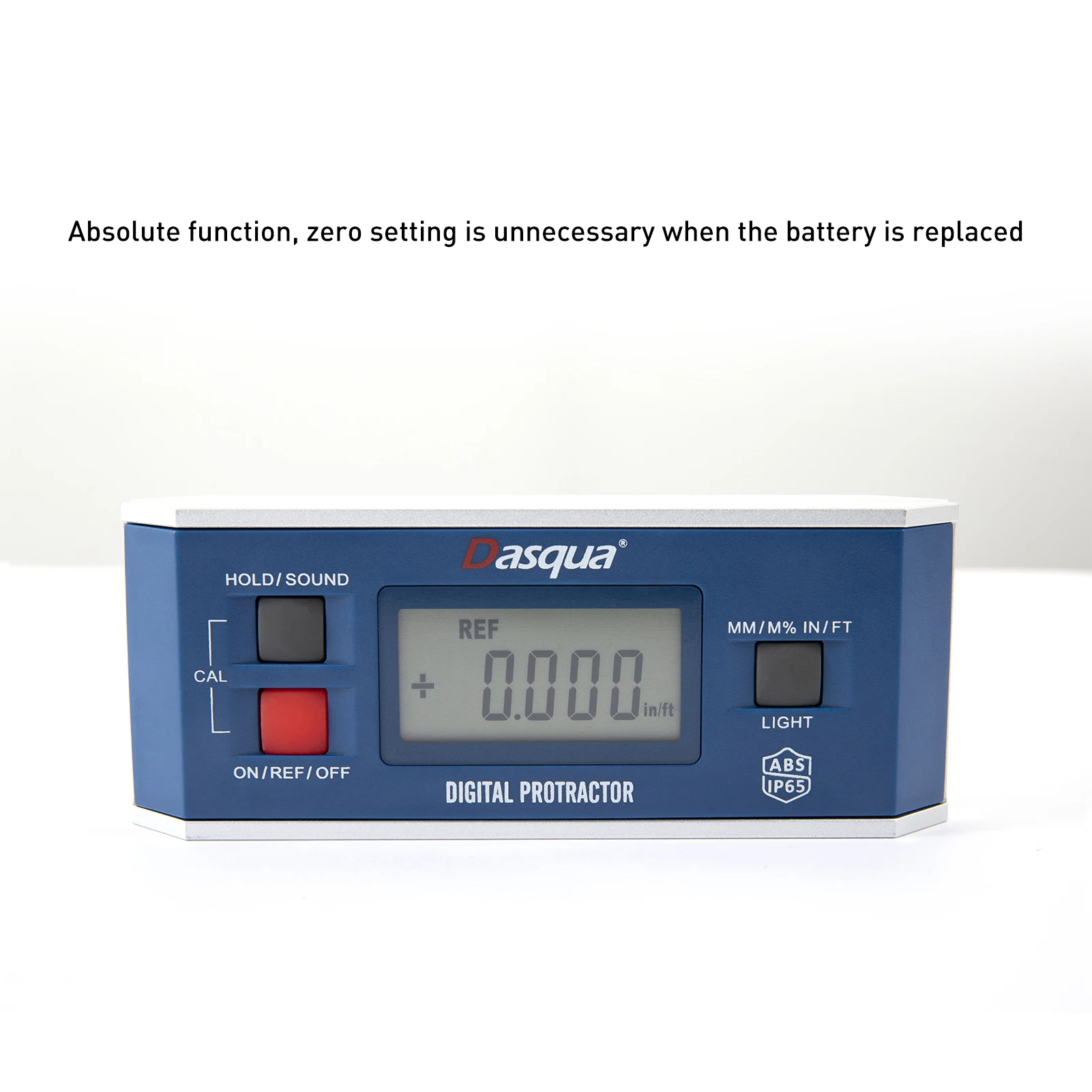 Лидер продаж Dasqua IP65 пыленепроницаемый и водонепроницаемый цифровой транспортир с подсветкой в качестве уровня и инклинометра