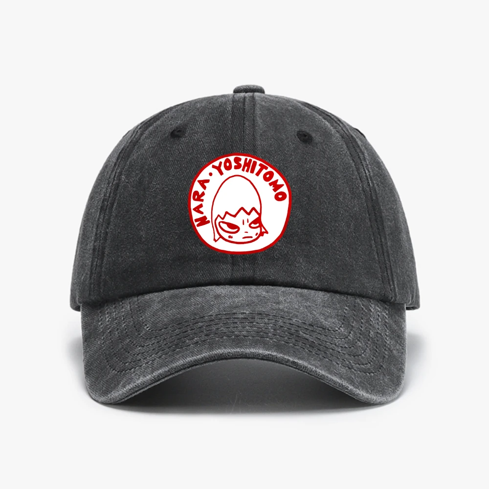 

Yoshitomo Nara Damm It All Stuff Men Women Trucker Hat Distressed Denim Hats Cap Vintage Outdoor All Seasons Travel caps