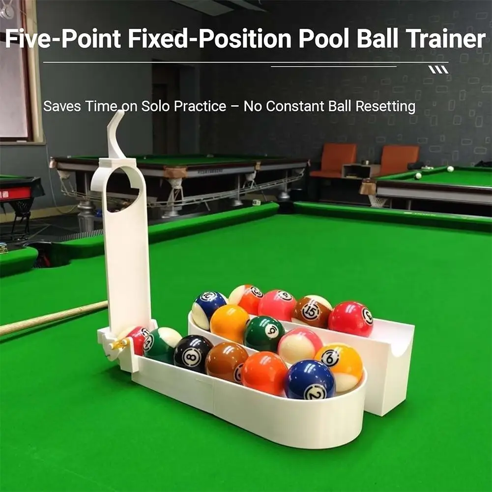 

Прецизионная подставка для бильярдных шаров из АБС-пластика, профессиональное тренировочное оборудование для бильярда, инструменты для отработки навыков для настольных игр, высокая прочность