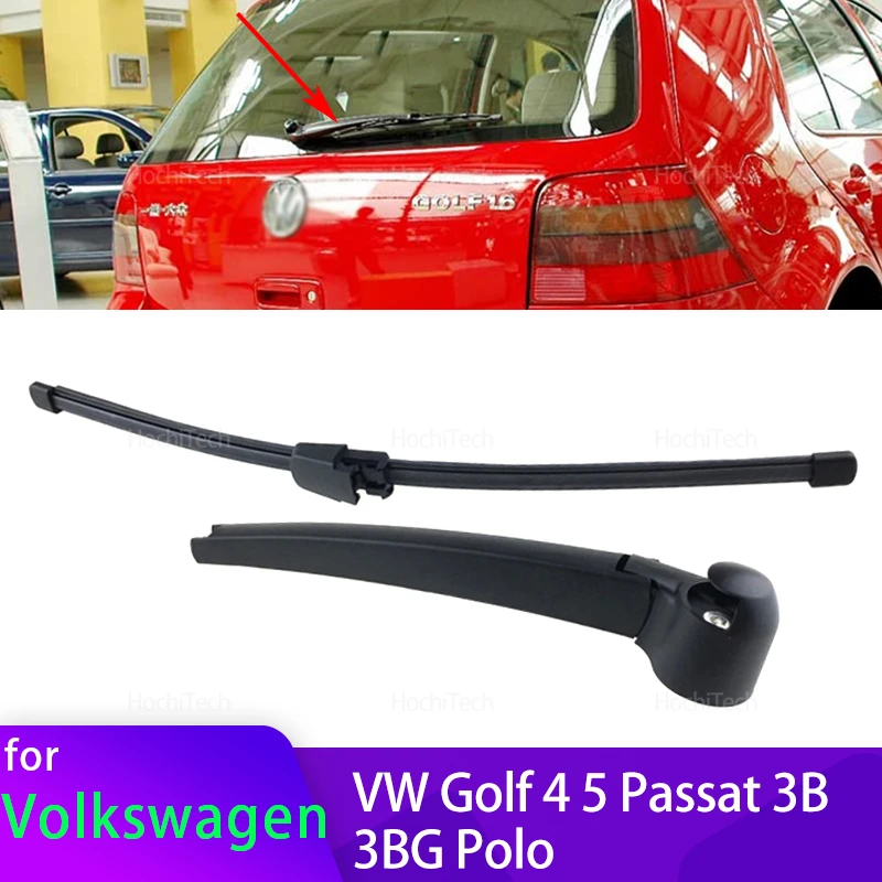 Rear Windshield Windscreen Washer Wiper Arm Blade for VW Volkswagen Golf 4 5 Passat 3B 3BG Polo 6Q6955707 Car Accessories