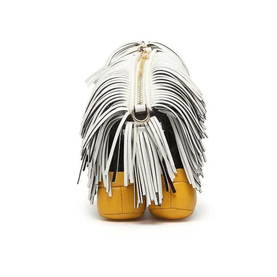 Cute and creative animal bag, female 2026 new style, personalized design, pine lion dog tassel dog crossbody bag