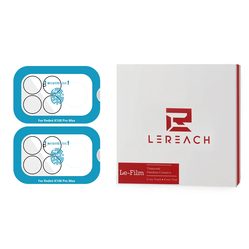 Lereach TF For Xiaomi Poco F9 Ultra F9 Pro 2pcs Tempered Glass Film Smart Fit Frame Camera Screen Coverage Lens Protector