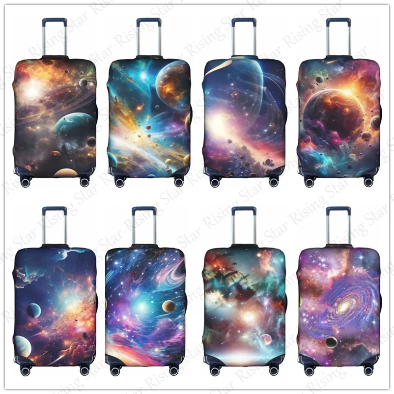 

Galaxy Thick Elastic Luggage Protective Cover Zipper For 18-32 inch Bag Suitcase Cover Travel Mysterious Universe Planet