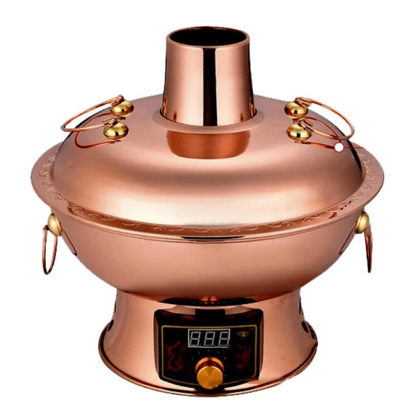 

Hot pot thickened display screen plug-in copper ho fashioned pure copper