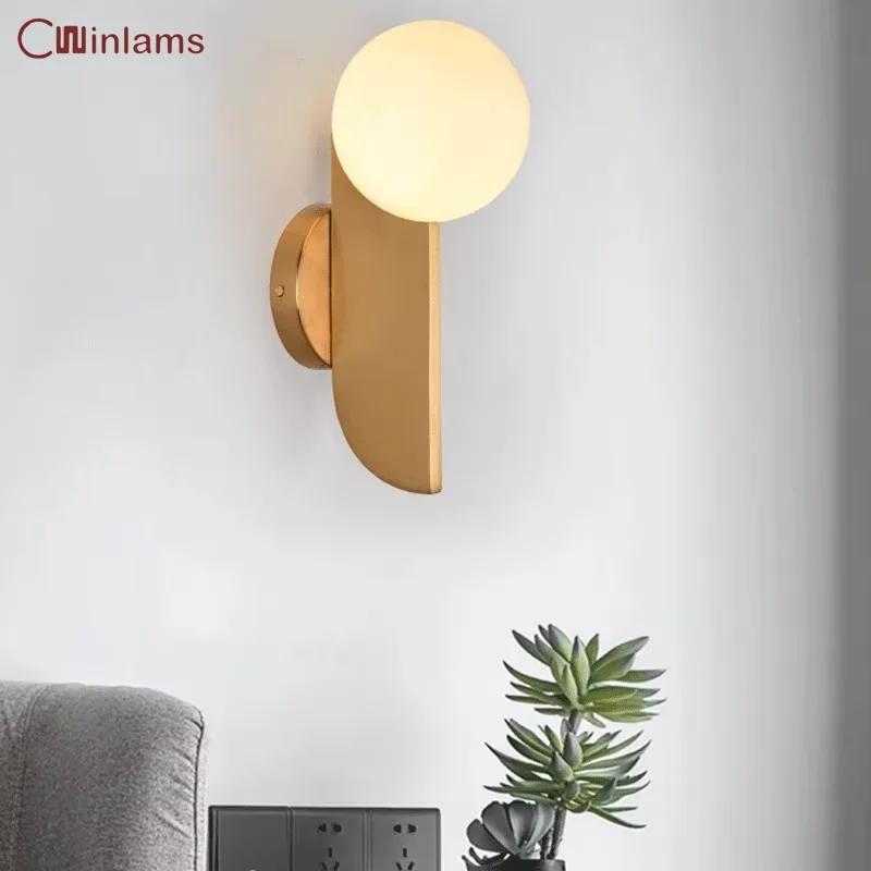 

Postmodern Creative Wall Lamp Living Room Study Bedroom Wall Lamp Light Luxury Restaurant Hotel Corridor Decoration Wall Lamp