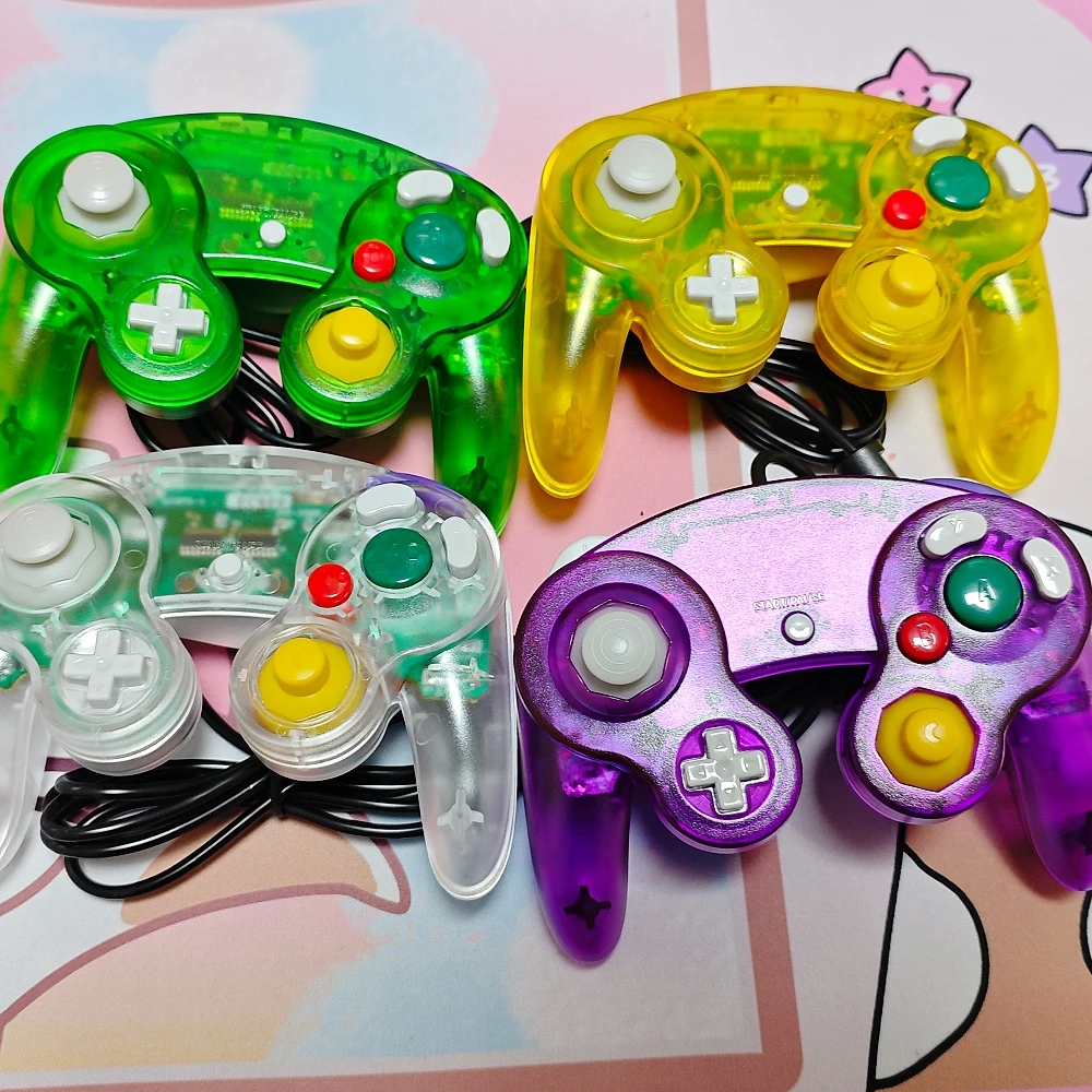 Afbeelding 6: Meerdere kleuren gamepads voor GameCube bedrade controller gamepad joystick voor NGC game console accessoires