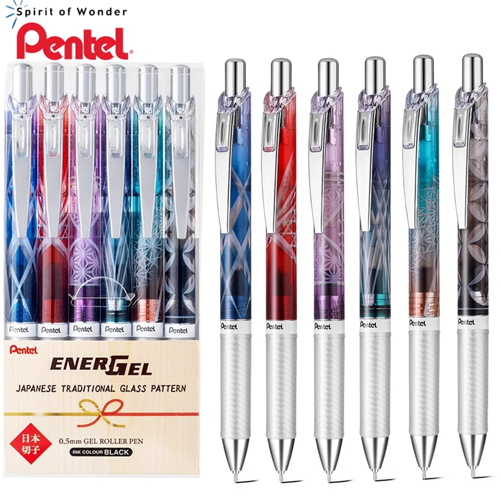 

Japan Pentel Limited Gel Pen 0.5mm Black Pen Quick Dry Ink ENERGEL Student Exam BLN75ED Office Stationery Art Supplies