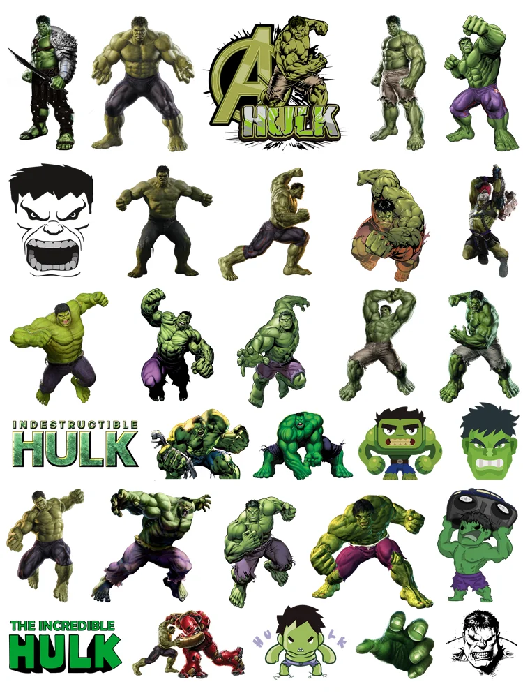 Super Hero Robert Bruce Banner Hulk Clothing patches Sticker on clothes Ironing applications