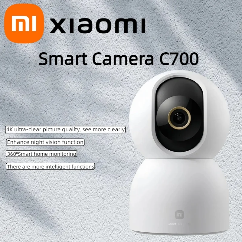 

Xiaomi Smart Camera C700 8MP 4K Ultra HD Low Light Full-color Baby Cry Detection Two-Way Voice Call Surveillance Camera