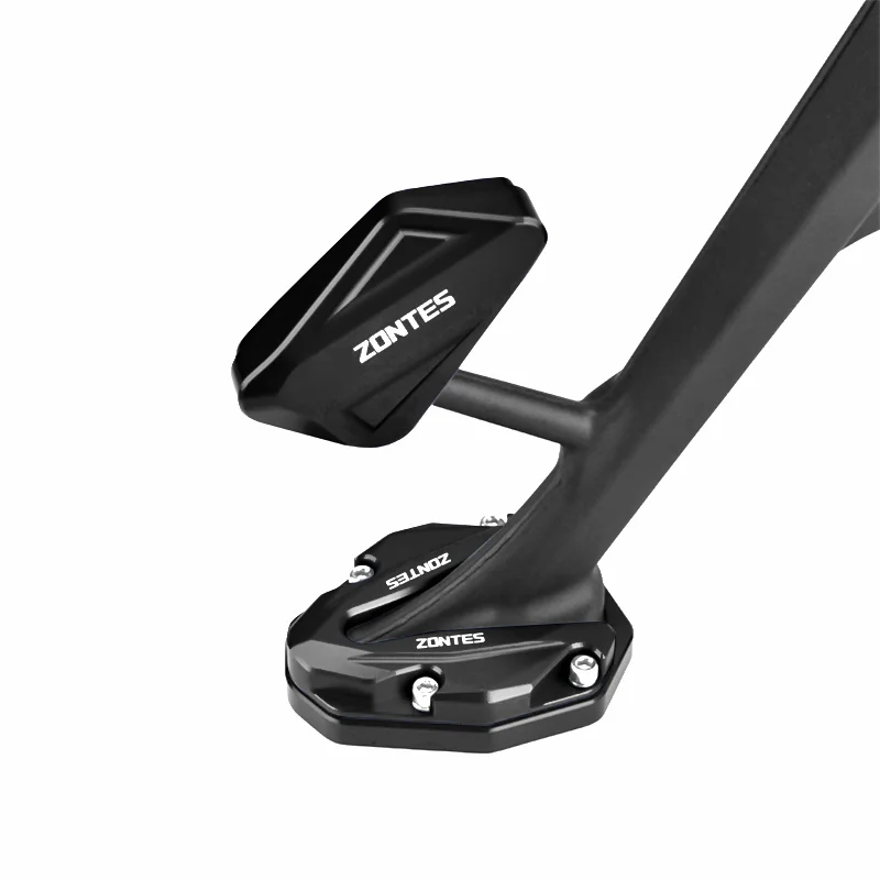 

For Zontes 368g 501g Motorcycle Foot Pedal High Seat Version Accessories CNC Side Support Side Stand Enlarged Pad Side Kickstand