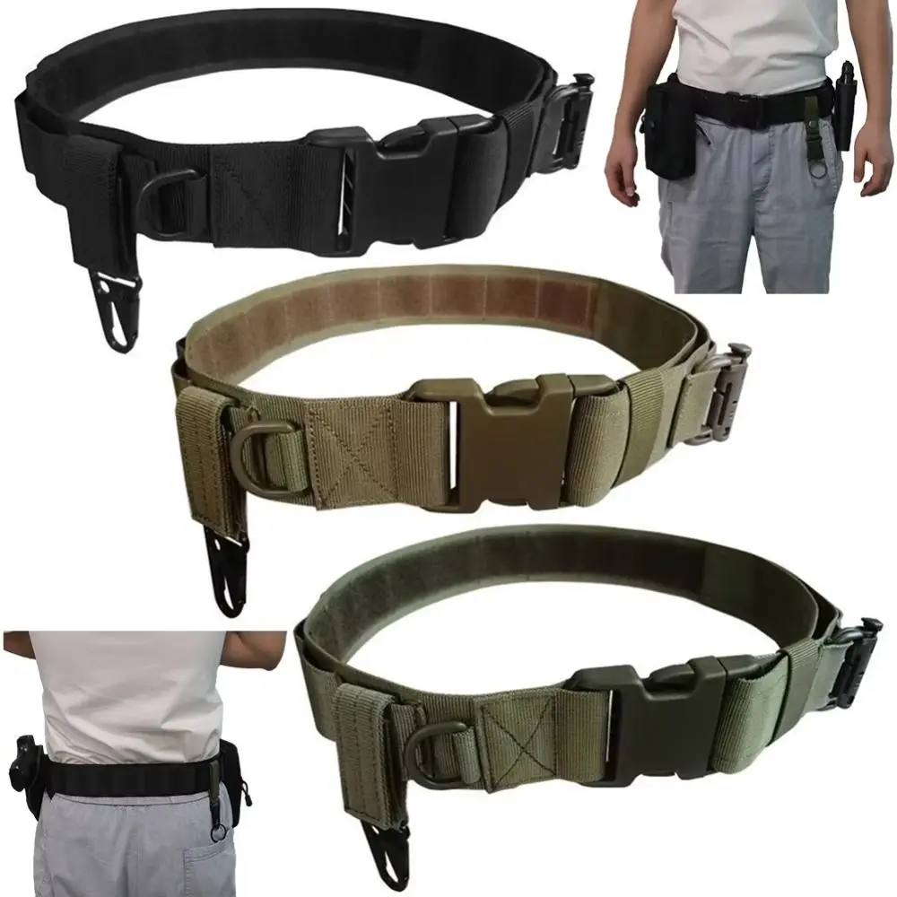 

Quick Realease Multifunctional Outdoor Belt Adjustable Modular Design Fishing Belt Mountain Climbing with Hook