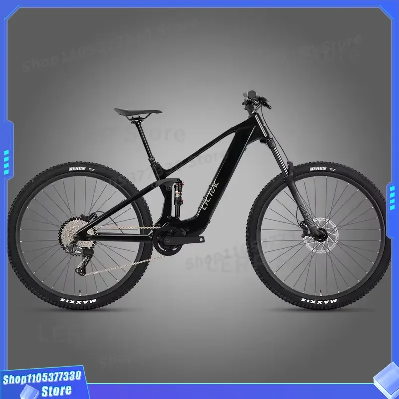 BAFANG M820 2026 Electric Mountain Bike Full Suspension 250W Carbon Fiber Frame ROCKSHOX Fork 12-Speed 48V 150Km Range KS