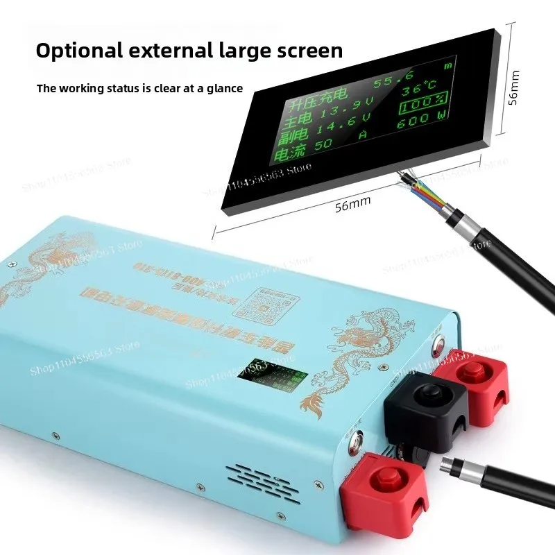 Smart Car Dual Battery Fast Charger, LiFePO4 High Current Boost Isolator