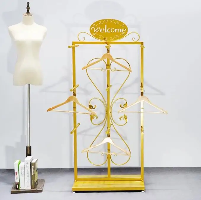 Underwear Shop Underwear Iron Underwear Bra Double sided Multi layer Front Hanging Bra Rack Goods Shelf