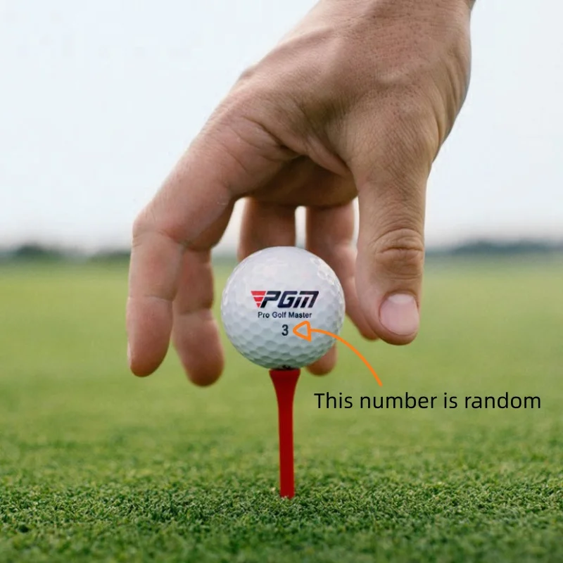 كرات جولف PGM ممتازة من ثلاث طبقات للتدريب على أداء المنافسة لقطات المسافة المستقيمة وتصميم الجولف للرياضة #4
