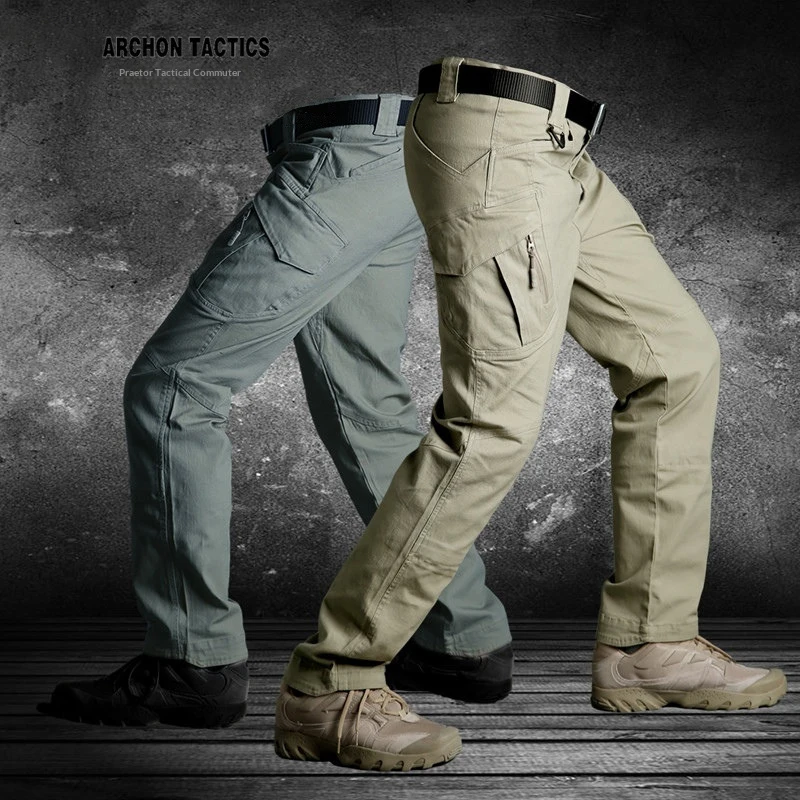 Men-Tactical-Cargo-Pants-Ripstop-Multi-Zipper-Pockets-Straight-Wear-Outdoor-Hiking-Hunting-Combat-Work-Trousers-Spring-Autumn