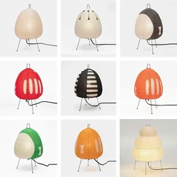 포스트 모던 디자이너 Xuan 종이 LED 책상 램프, 거실 침실 장식 아트 조명 분위기, 삼각대 침대 옆 스탠딩 램프