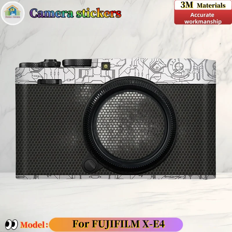 XE4 For FUJIFILM X-E4 Camera stickers, DIY skin,Precision tailoring wear-resistant protective film