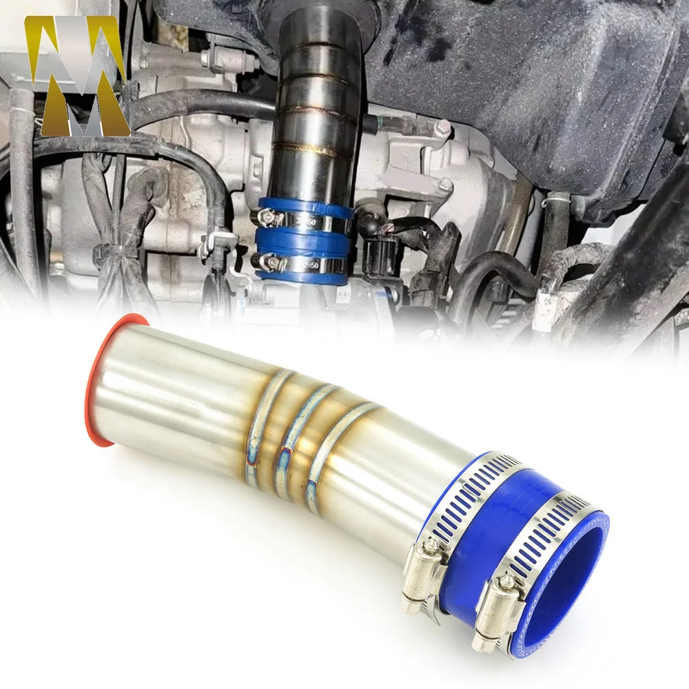 

Motorcycle Intake Pipe Connector Air Filter Stainless Steel Exhaust Compatible with Lambretta X300 Accessories