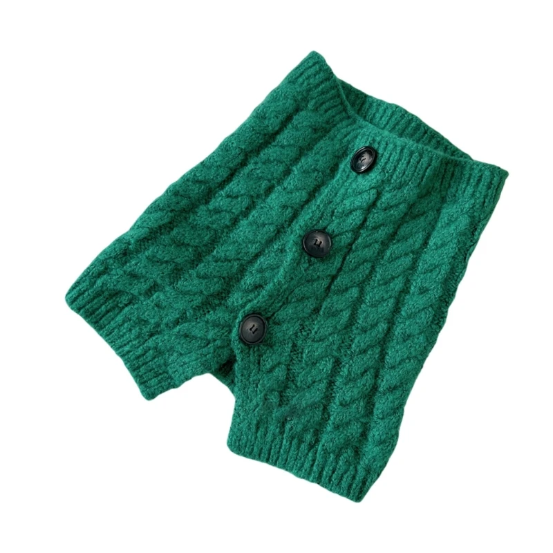 

Warm Neck Warmer Shawl Knitted Scarf Neckerchief Scarf For Women Neck Wrap Dropship