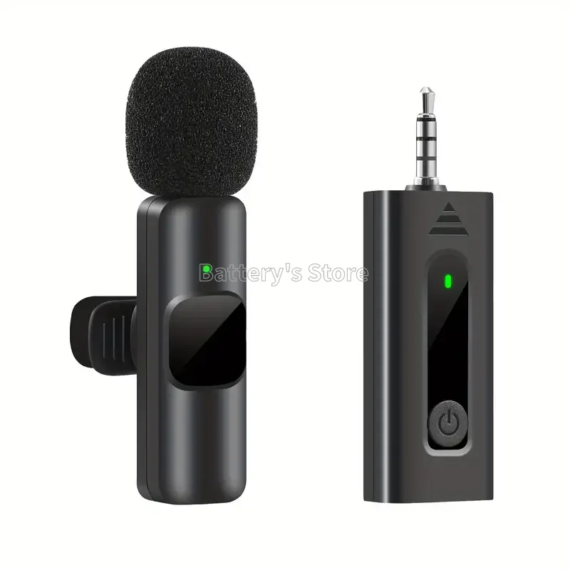 Original k9 Lavalier Wireless Microphone Lapel Mobile Phone Professional Audio Video Recording Live Mic For iPhone Type C 3.5mm