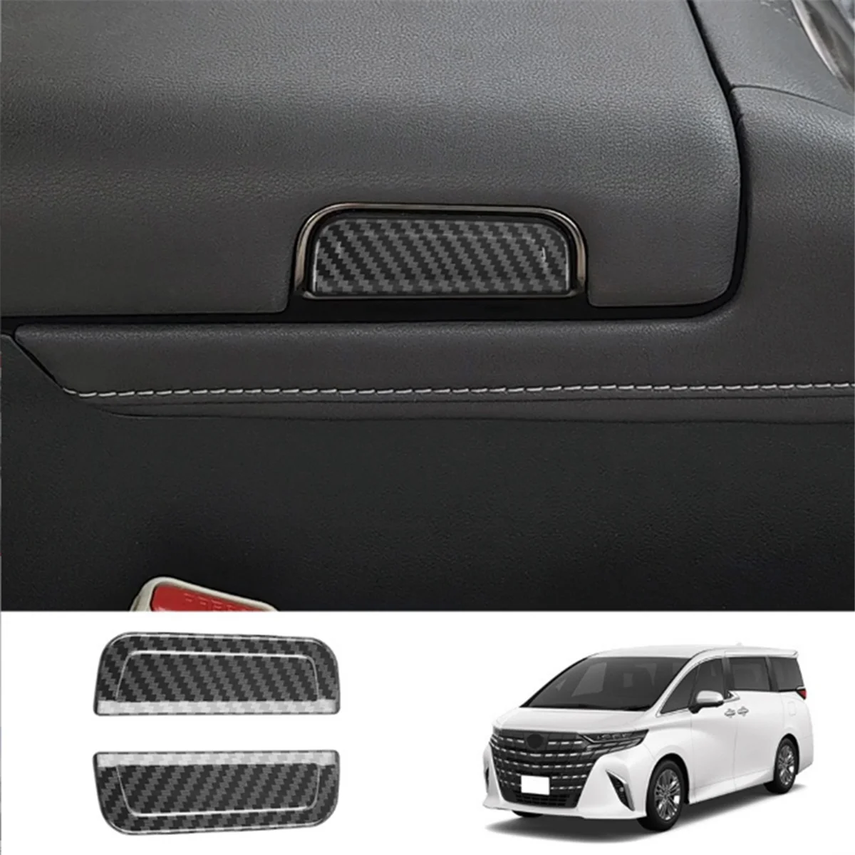 For Toyota ALPHARD/VELLFIRE 40 Series 2023+ Car Front Armrest Box Switch Trim Patch Car Interior Accessorie,B